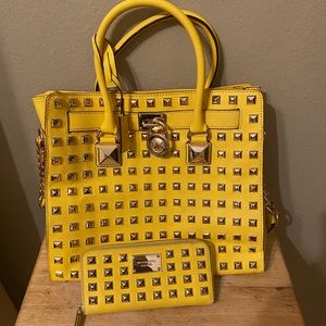 MK Studded Hamilton with Wallet